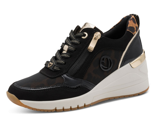 Marco Tozzi Damen Snekaer black/comb Wedge