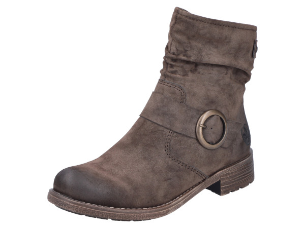 Rieker Damen Schlupfstieflette erde