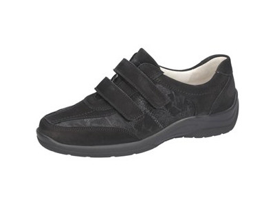 Waldläufer Damen Klettschuh HESNA schwarz