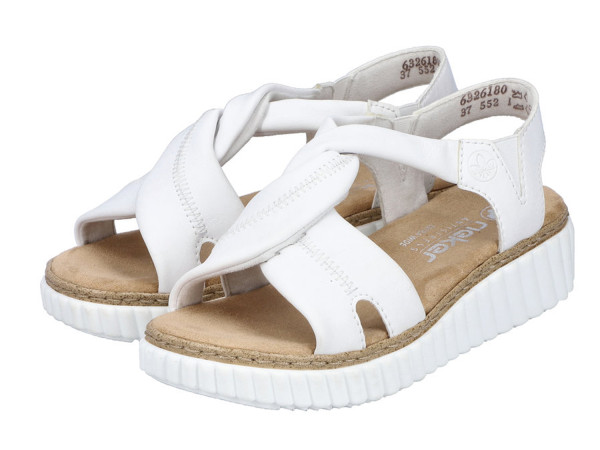 Rieker Damen Sandale weiss