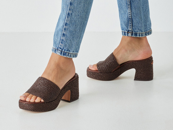 Tamaris Damen Pantolette mocca