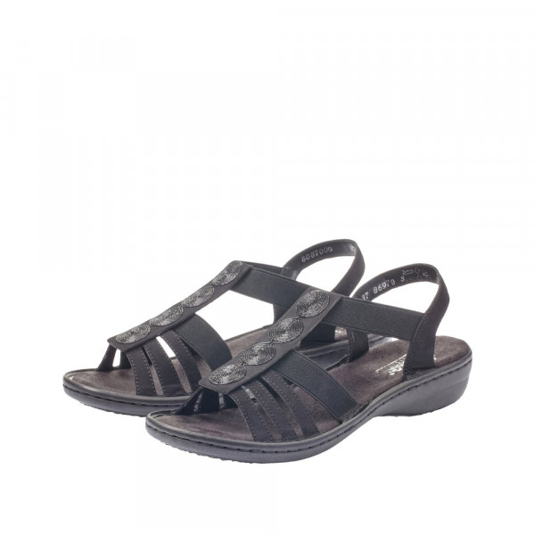 Rieker Damen Sandale Black