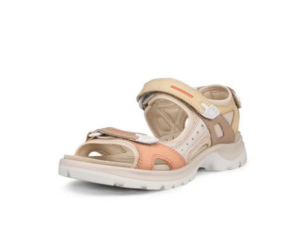 Ecco Damen Outdoor Sandale Offroad multicolor/straw