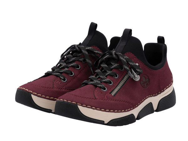 Rieker Damen Slipper bordeaux