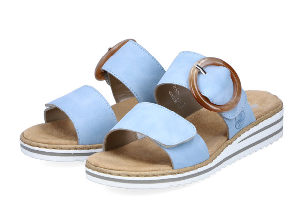 Rieker Damen Pantolette ciel