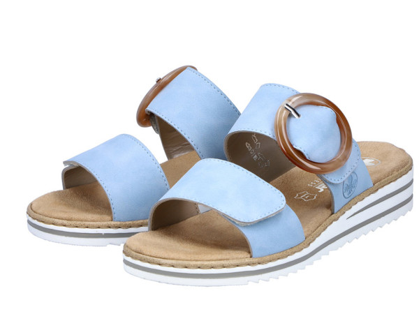 Rieker Damen Pantolette ciel