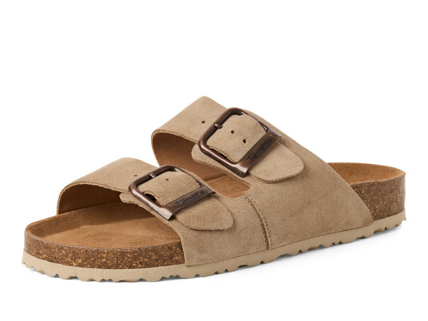 Tamaris Damen Pantolette taupe