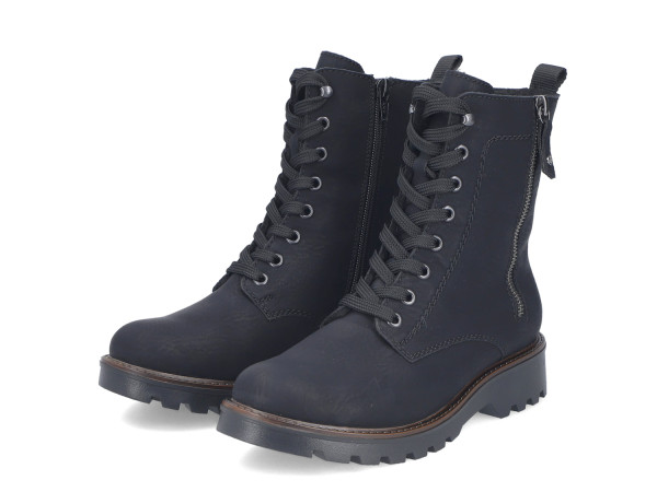 Rieker Damen Stiefelette schwarz/Warmfutte