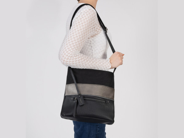 Rieker Damen Bag schwarz/stone