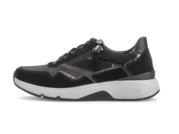 Gabor Damen Sneaker Roling Soft dk-grey/schwarz