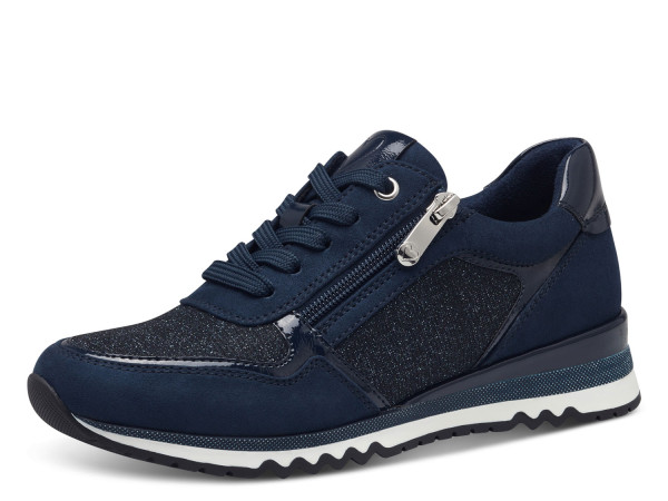 Marco Tozzi Damen Sneaker navy/comb