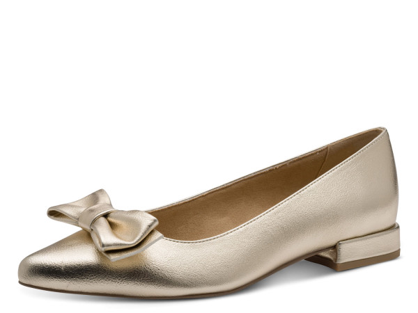 Marco Tozzi Damen Ballerina gold