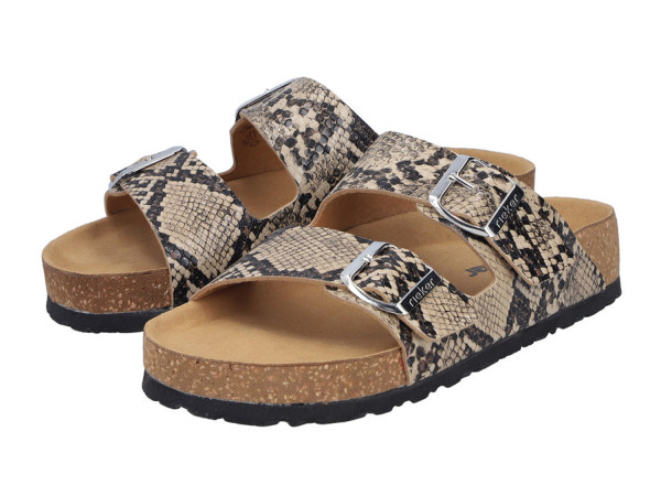 Rieker Damen Pantolette natur
