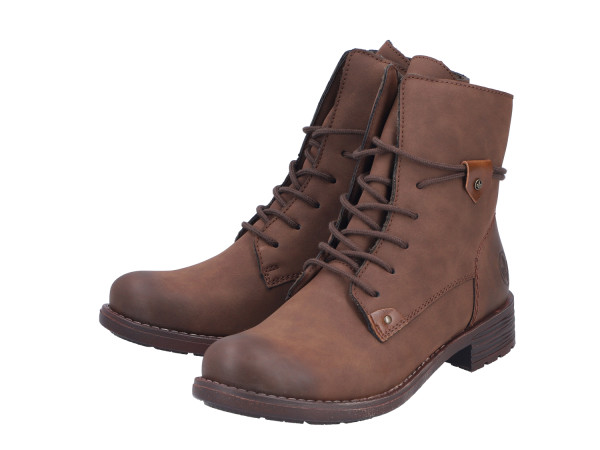 Rieker Damen Schnürstiefelette sherry