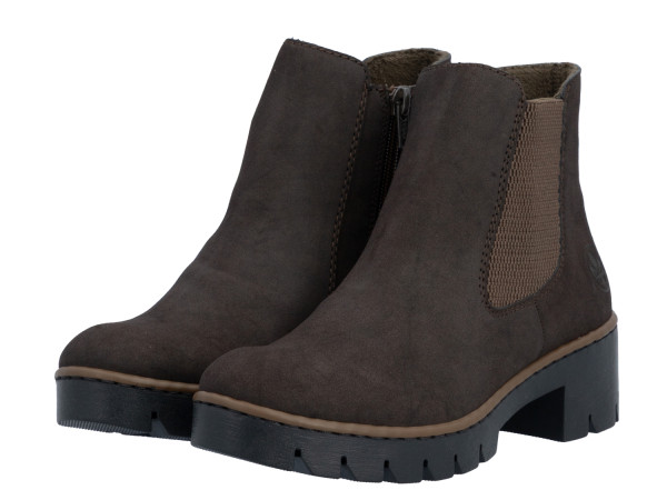 Rieker Damen Chelsea Boots nougat/brown