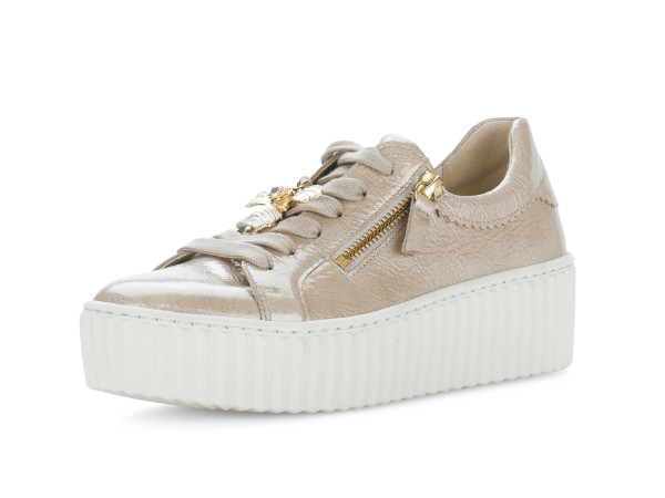 Gabor fashion Damen Sneaker oasi(gold)/Patent