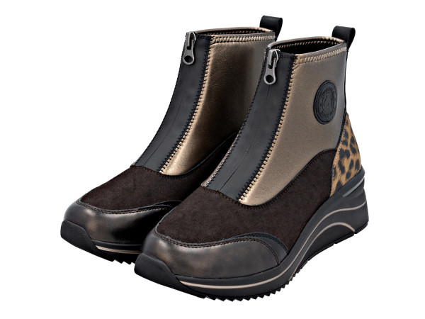 Remonte Damen Sneaker HighTop antik/nougat/schwarz FrontRV