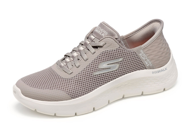 Skechers Damen Slip-ins Go Walk Flex - Grand Entry grau