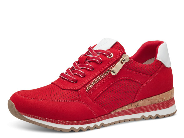 Marco Tozzi Damen Sneaker cherry/comb