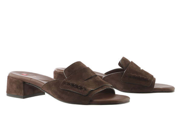 Högl Damen Pantolette FRIDA chocplum