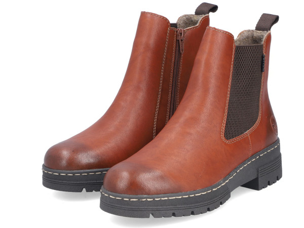 Rieker Damen Chelsea Boot brandy/gefüttert
